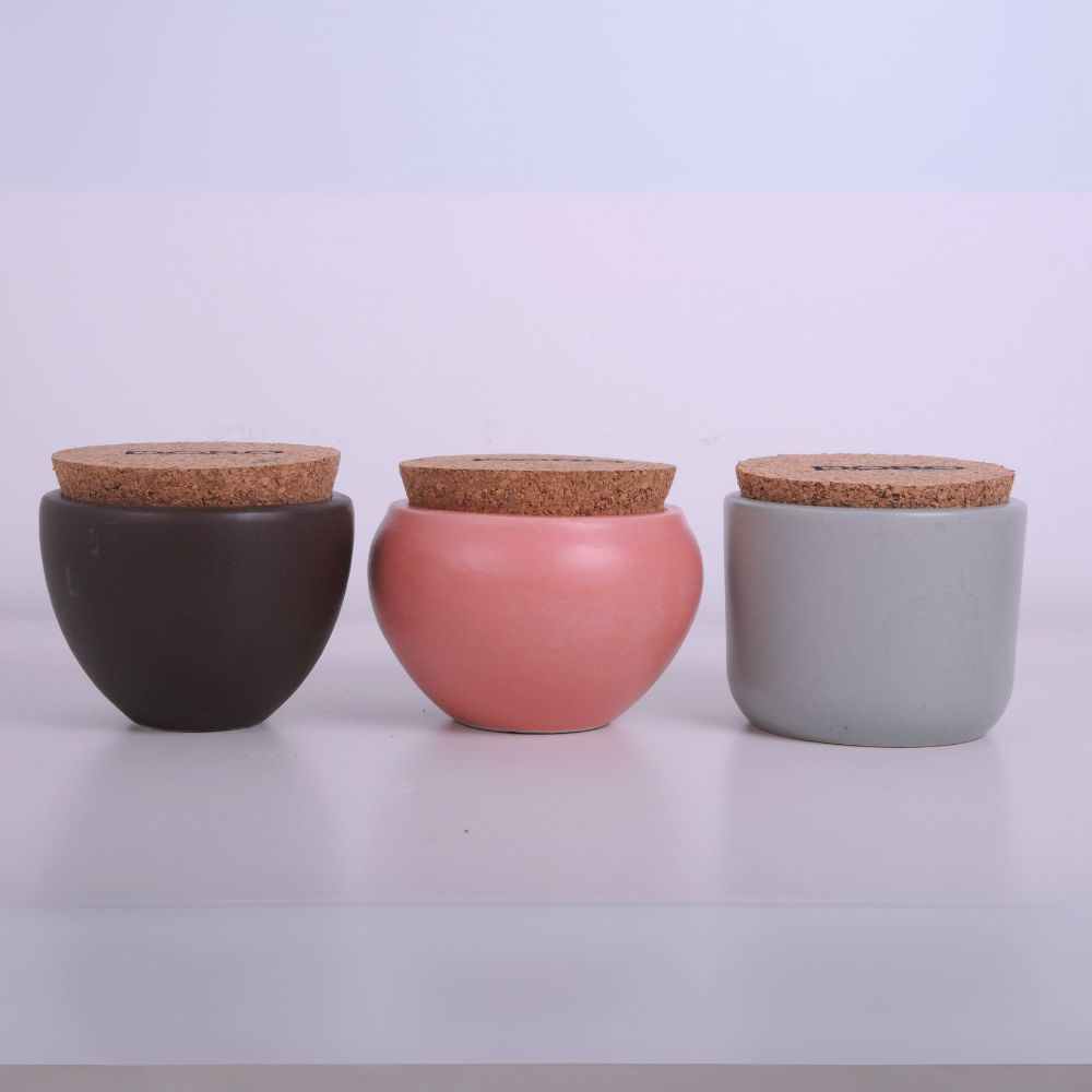 Firewood Soy Candle - Ceramic, Double Wick, Burn Time  25-30 hrs