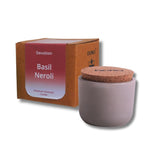 Doro Premium Scented Candles to Relax and rejuvenate Your Soul - Basil & Neroli (Soy, Double Wick, 225 GMS, Burn Time 25-30 hrs)