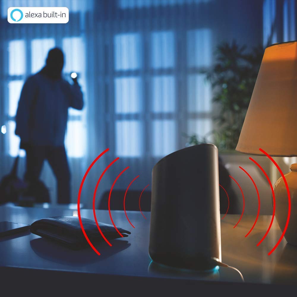Qubo Next Generation Smart Home Gadget with Alexa Built-in BT Speakers | 1080p Full HD AI enabled WiFi Security Camera (Indoor) | Smart Home Hub for Automation | Made in India | By Hero Group