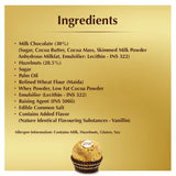 Ferrero Rocher Premium Hazelnut Milk Chocolates, 24 Pieces (300 Gram)