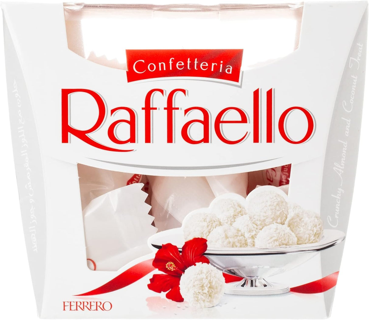 Ferrero Raffaello Coconut and Almond White Chocolate Truffles, 15 Pieces