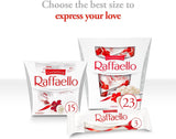 Ferrero Raffaello Coconut and Almond White Chocolate Truffles, 15 Pieces
