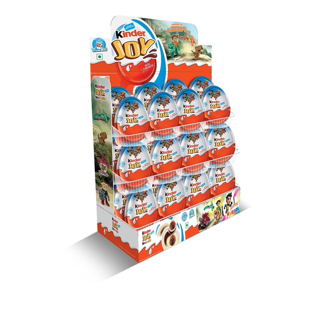 Kinder Joy Milk Chocolates for Boys (Pack of 24)