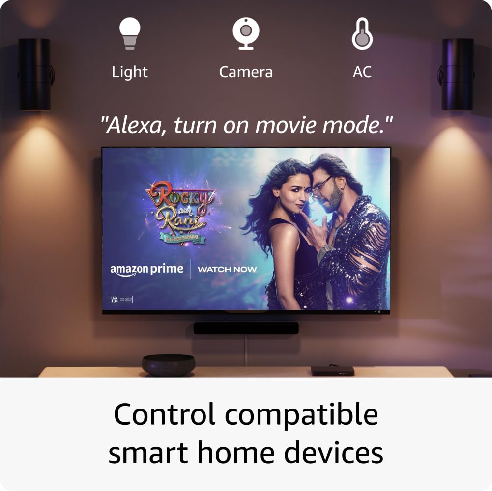 All-new Amazon Fire TV Stick 4K streaming device, ultra-cinematic 4K streaming, supports Wi-Fi 6, Dolby Vision/Atmos, HDR10+