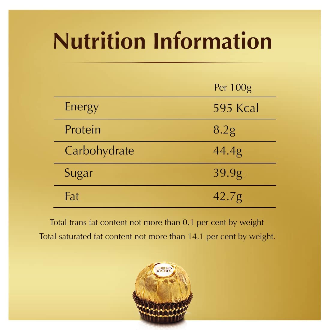 Ferrero Rocher Premium Hazelnut Milk Chocolates, 16 Pieces (200 Gram)