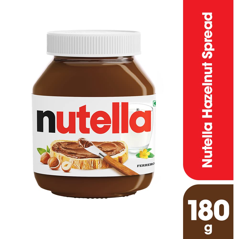 Nutella Hazelnut Spread with Cocoa Jar, 180g
