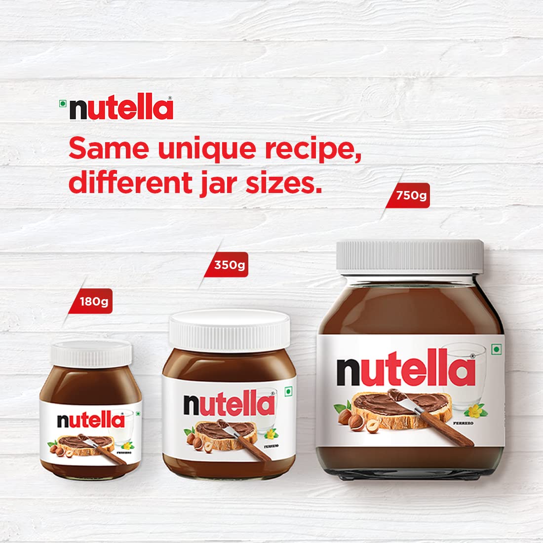 Nutella Hazelnut Spread with Cocoa Jar, 180g