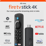 All-new Amazon Fire TV Stick 4K streaming device, ultra-cinematic 4K streaming, supports Wi-Fi 6, Dolby Vision/Atmos, HDR10+