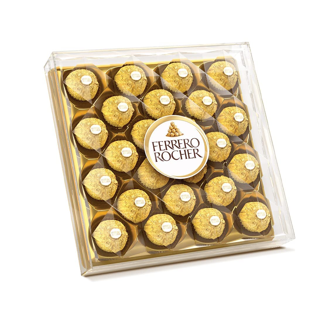 Ferrero Rocher Premium Hazelnut Milk Chocolates, 24 Pieces (300 Gram)